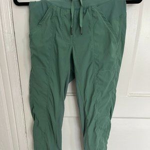 Lululemon Green 7/8 Cropped Dance Studio Pants